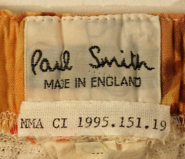 Shorts, Paul Smith (British, born 1946), cotton, British