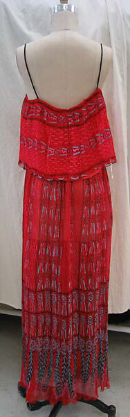 Ensemble, Zandra Rhodes (British, founded 1969), silk, synthetic fiber, British