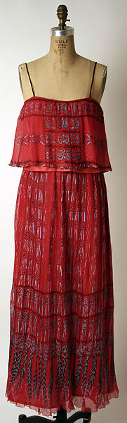 Ensemble, Zandra Rhodes (British, founded 1969), silk, synthetic fiber, British