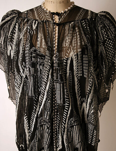 Ensemble, Zandra Rhodes (British, founded 1969), silk, British