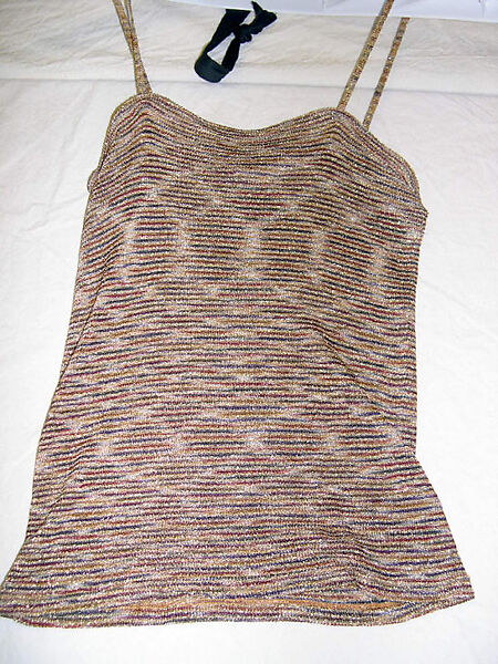 Ensemble, Missoni (Italian, founded 1953), Lurex, synthetic fiber, Italian
