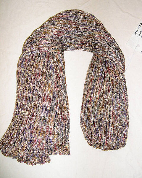 Ensemble, Missoni (Italian, founded 1953), Lurex, synthetic fiber, Italian
