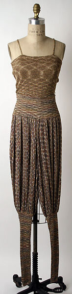 Ensemble, Missoni (Italian, founded 1953), Lurex, synthetic fiber, Italian