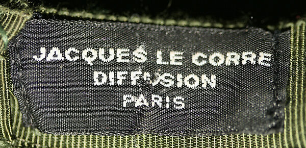 Hat, Jacques Le Corre (French), wool, French