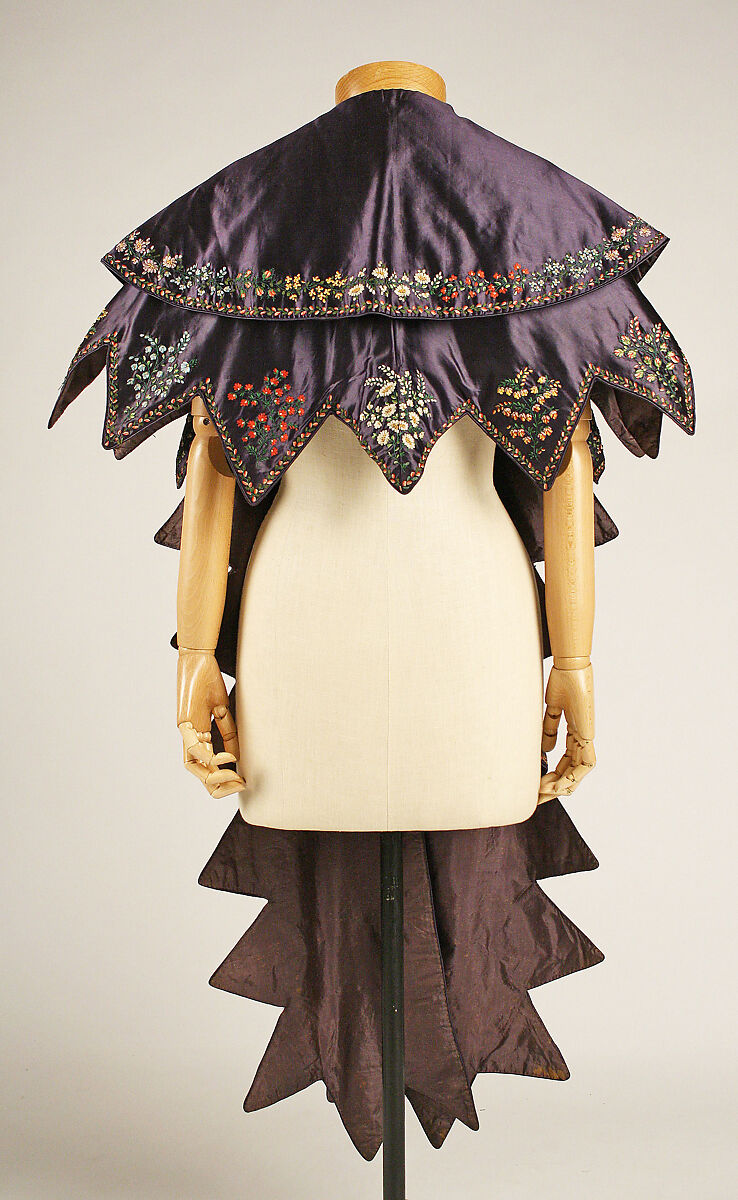 Pelerine, silk, British