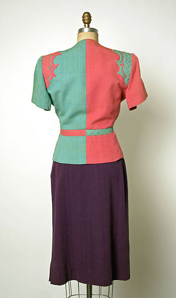 Suit, Gilbert Adrian (American, Naugatuck, Connecticut 1903–1959 Hollywood, California), cotton, American