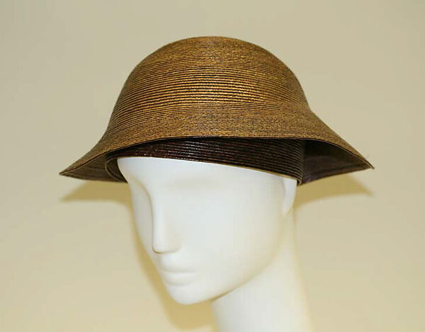 Hat, straw, probably French 