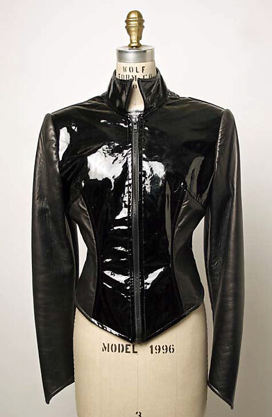 Jacket, Christian Francis Roth (American, born 1969), leather, plastic (vinyl), American 