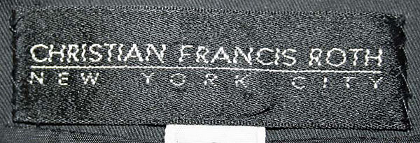 Suit, Christian Francis Roth (American, born 1969), cotton, American