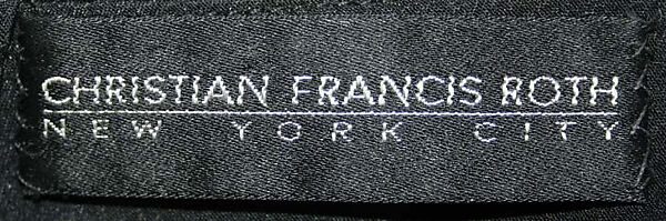 Suit, Christian Francis Roth (American, born 1969), wool, American