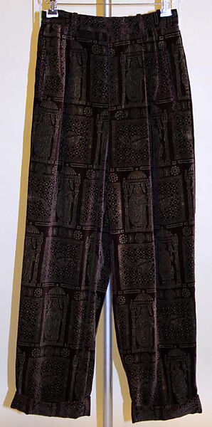 Trousers, Romeo Gigli (Italian, born 1949), [no medium available], Italian 