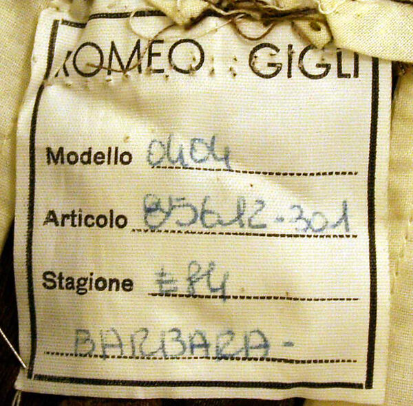 Trousers, Romeo Gigli (Italian, born 1949), synthetic fiber, Italian