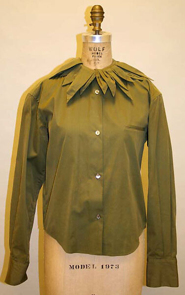 Shirt, Romeo Gigli (Italian, born 1949), cotton, Italian 