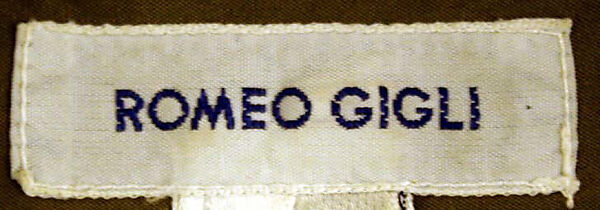 Shirt, Romeo Gigli (Italian, born 1949), cotton, Italian