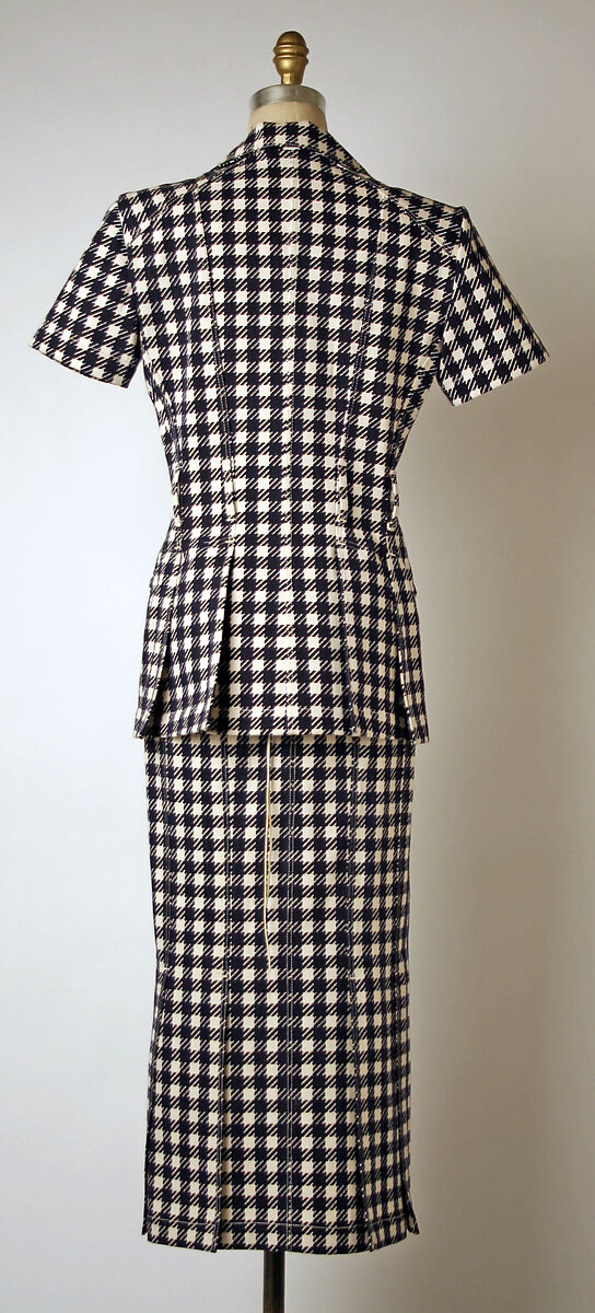 Suit, Azzedine Alaïa (French (born Tunisia), Tunis 1935–2017 Paris), cotton, French