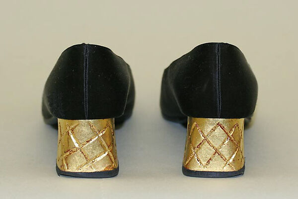 Shoes, Christian Louboutin (French, born 1963), silk, French