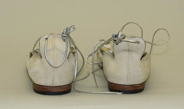 Sandals, Manolo Blahnik (British, born Spain, 1942), leather, British