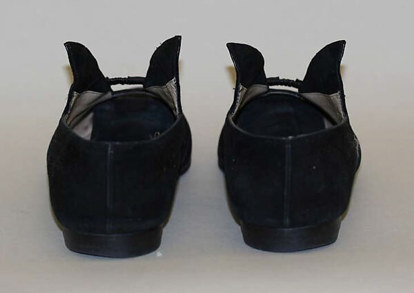 Shoes, Manolo Blahnik (British, born Spain, 1942), suede, British