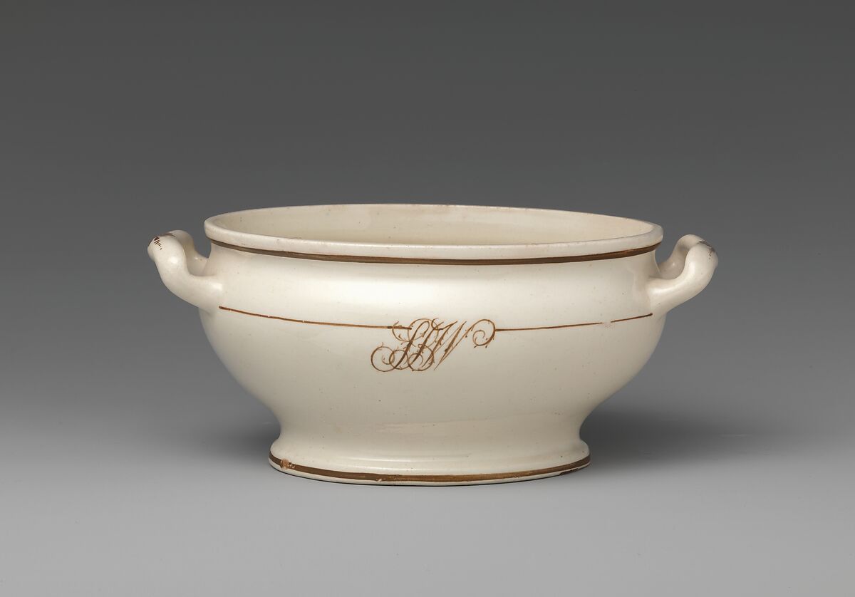 Sugar Bowl, Earthenware, British 