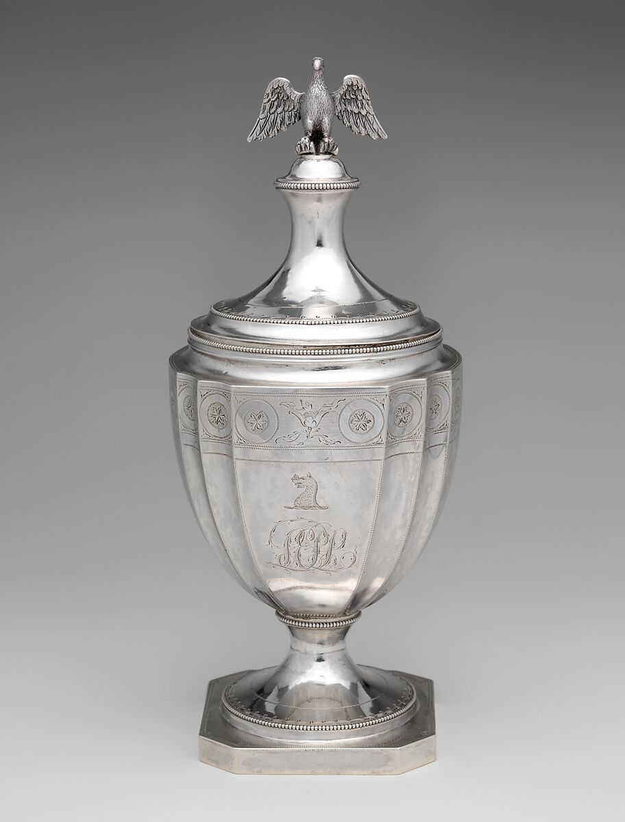 Sugar Bowl, Attributed to Christian Wiltberger (American, Philadelphia, Pennsylvania 1766–1851 Philadelphia, Pennsylvania), Silver, American 