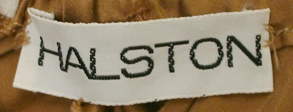 Ensemble, Halston (American, Des Moines, Iowa 1932–1990 San Francisco, California), synthetic fiber, American