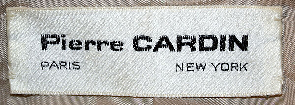 Ensemble, Pierre Cardin (French (born Italy), San Biagio di Callalta 1922–2020 Neuilly), wool, synthetic fiber, plastic, French