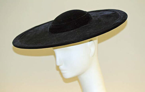 Hat, Mr. John, Inc. (American, 1948–1970), Rayon, American 