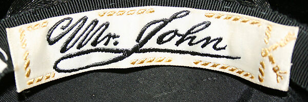 Hat, Mr. John, Inc. (American, 1948–1970), Rayon, American