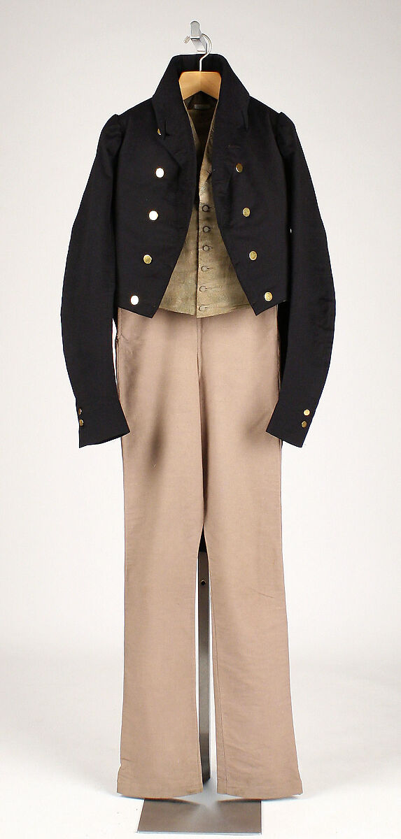 Suit, Newton (British), wool (a, b), silk (b), British