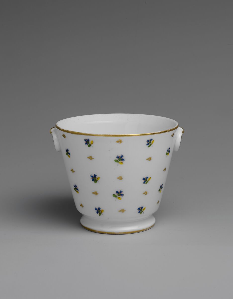 Sugar Bowl, Porcelain, French, possibly 