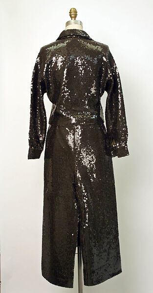 Ensemble, Halston (American, Des Moines, Iowa 1932–1990 San Francisco, California), plastic, sequins, American