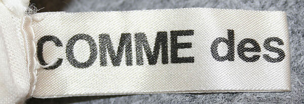 T-shirt, Comme des Garçons (Japanese, founded 1969), cotton, Japanese