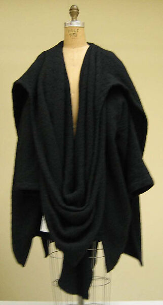 Cape, Comme des Garçons (Japanese, founded 1969), wool, Japanese