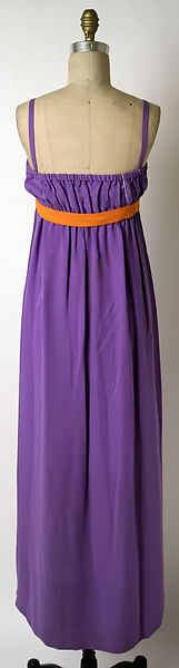 Evening dress, Rudi Gernreich (American (born Austria), Vienna 1922–1985 Los Angeles, California), silk, American