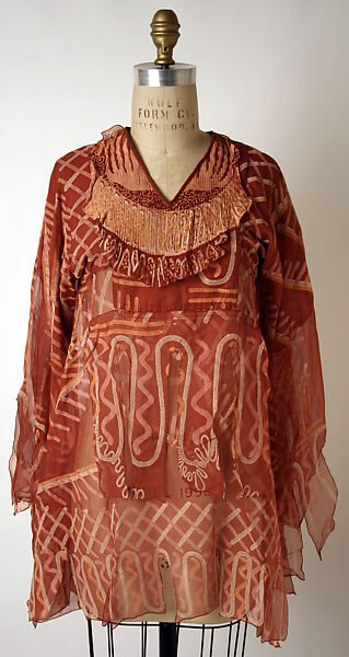 Blouse, Zandra Rhodes (British, founded 1969), silk, British 