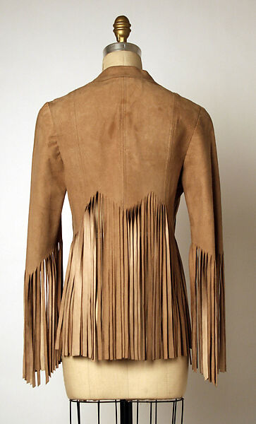 Jacket, Ossie Clark (British, Oswaldtwistle 1942–1996 London), suede, British