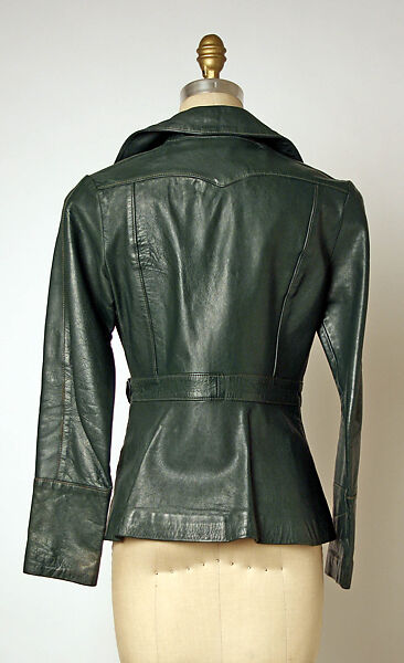 Jacket, Ossie Clark (British, Oswaldtwistle 1942–1996 London), leather, British