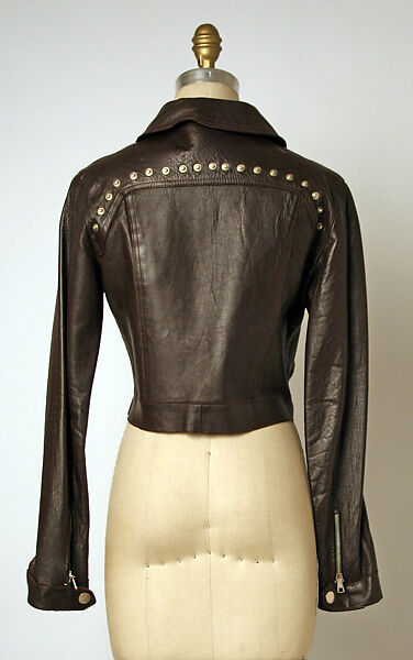 Jacket, Ossie Clark (British, Oswaldtwistle 1942–1996 London), leather, British
