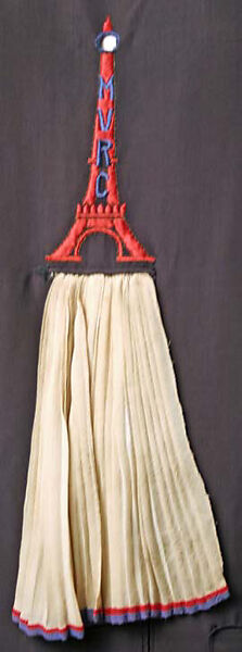 "Advertising", House of Patou (French, founded 1914), silk, cellulose acetate, metal, plastic, French