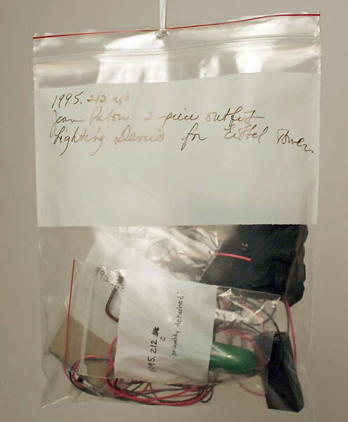 "Advertising", House of Patou (French, founded 1914), silk, cellulose acetate, metal, plastic, French