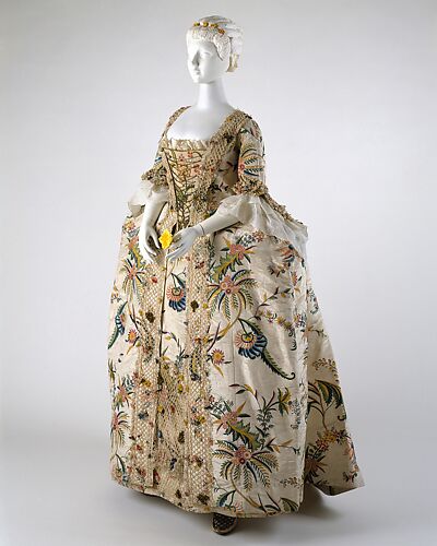 robe à la française  Fashion History Timeline