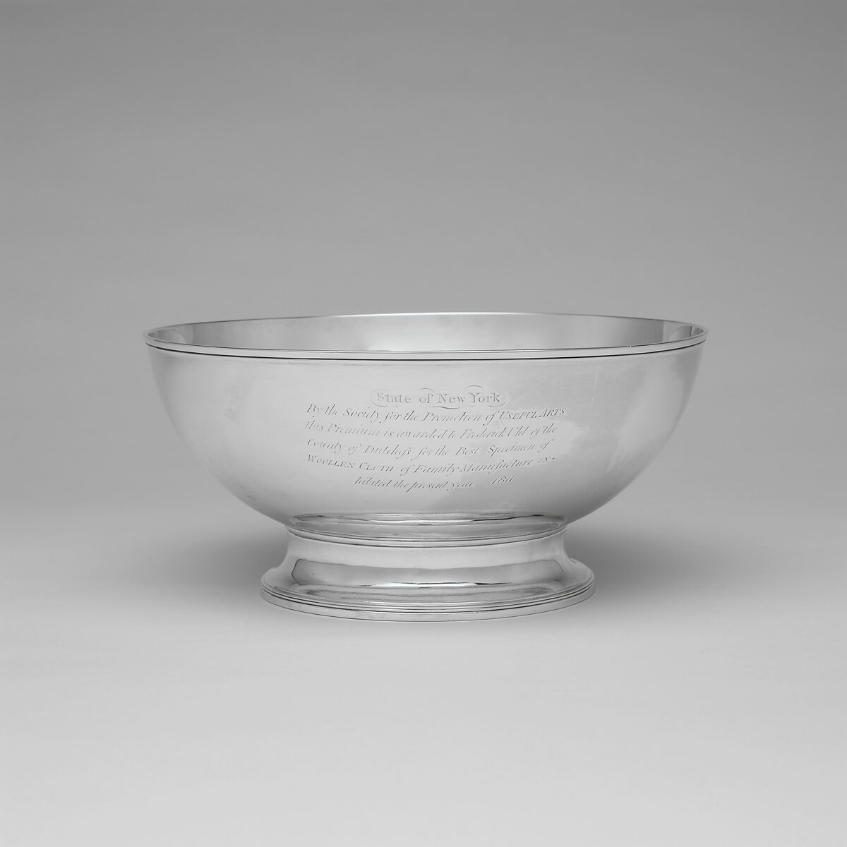 Punch Bowl, Isaac Hutton (American, New York 1766–1855 Albany, New York), Silver, American