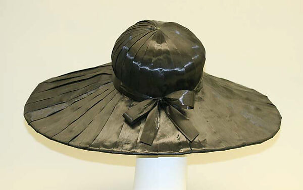 Hat, House of Balenciaga (French, founded 1937), synthetic fiber, French