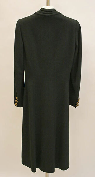 Coat, Mainbocher (French and American, founded 1930), wool, French