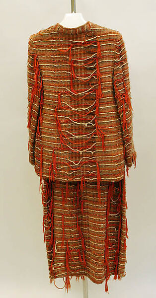 Suit, Mary McFadden (American, born New York 1938–2024 Southampton, New York), silk, wool, American