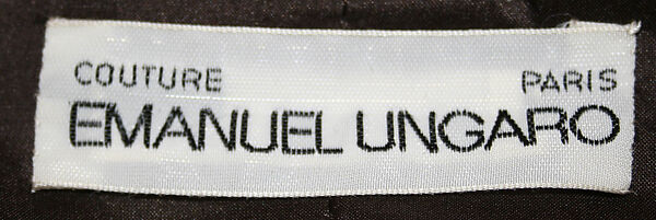 Suit, Emanuel Ungaro (French, 1933–2019), fur, French