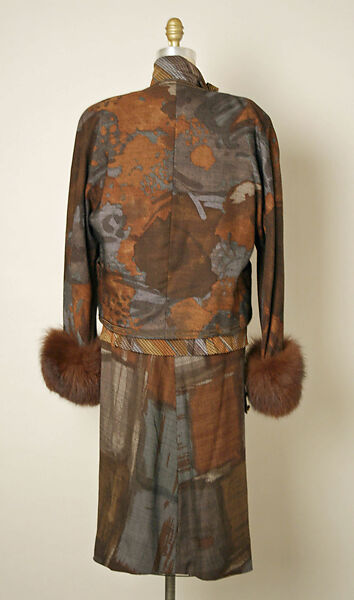 Suit, Emanuel Ungaro (French, 1933–2019), fur, French