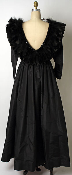 Evening dress, Oscar de la Renta, LLC. (American, founded 1965), silk, leather, American