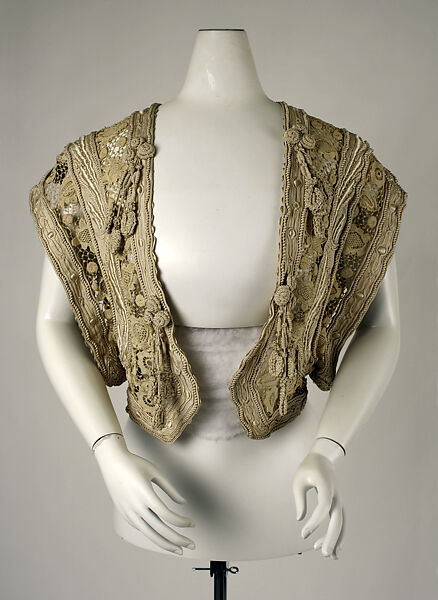 Vest, Francis (French), silk, cotton, French 
