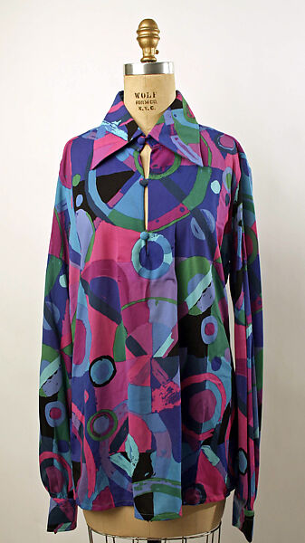 Shirt, Ken Scott (American, 1918–1980), nylon, American 